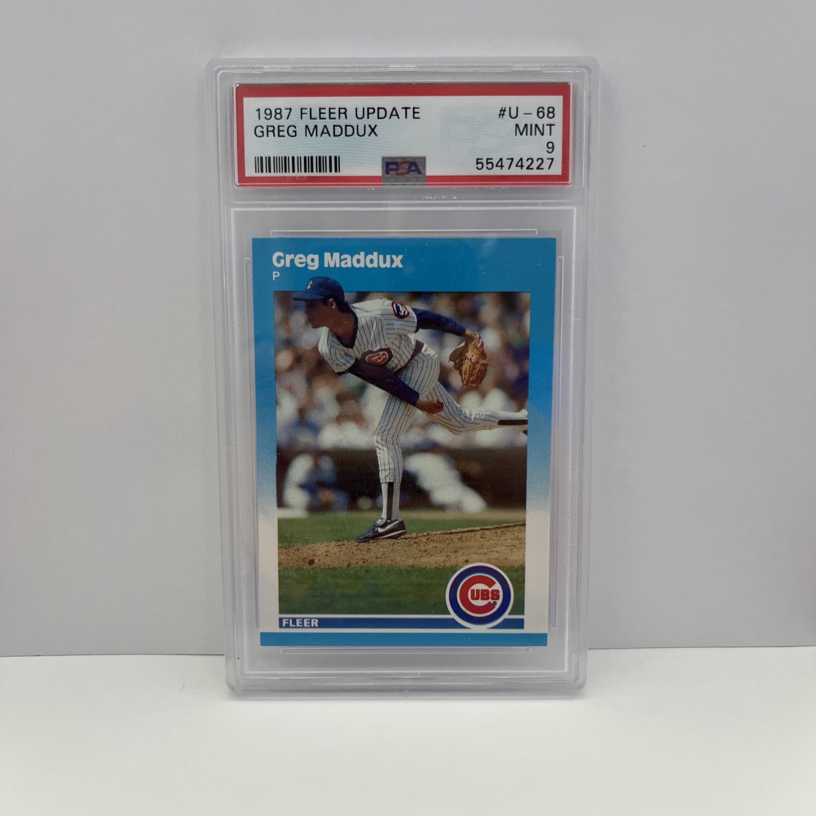 スポーツ選手 87 fleer update greg maddux rc!.! Greg Maddux 1987 Fleer Update #U-68 Glossy Price Guide