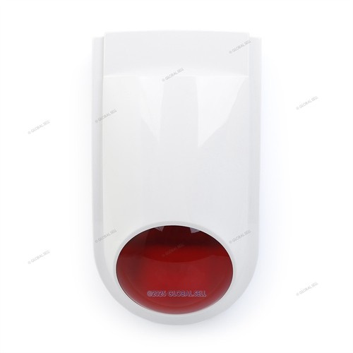 Wireless Flash Siren Outdoor&indoor Red Led Light 110dB For HOMSECUR GSM Alarm - Picture 4 of 5