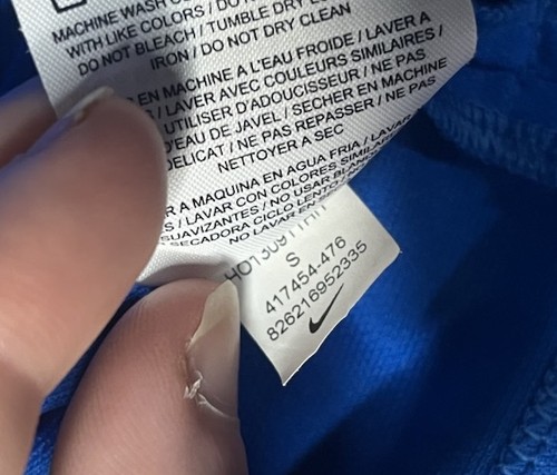 Nike Golf Polo Shirt Mens Small Blue Drifit Tour Performance Short Sleeve Top - Imagen 4 de 10