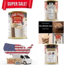 Convenient Sugar Free Mocha Cappuccino Mix - Instant Deliciousness - 2 lb Can