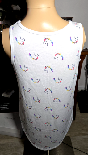 Cat And Jack Unicorn Tank Top, children's, sz XL (14-16) - Picture 2 of 3
