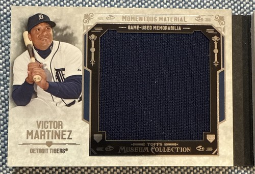 David ORTIZ Victor Martinez🔥2015 Topps Museum Dual Jumbo Relic Booklet 1/5💥 - Bild 5 von 7