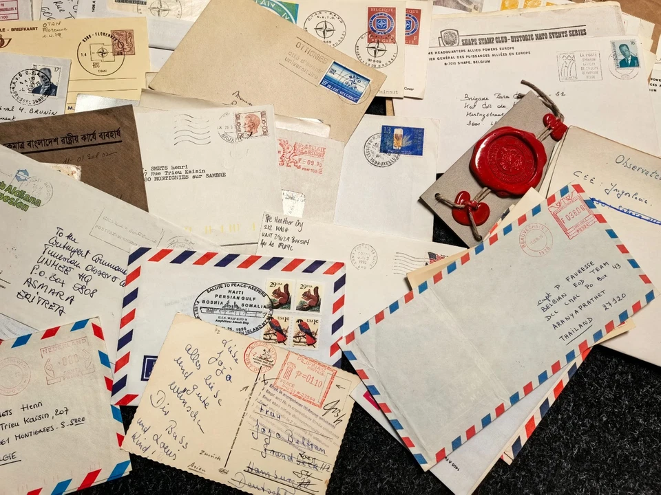 Sammlungsauflösung 19kg Hunderte  Feldpostbriefe UNO, NATO, Dienstbriefe - Bild 4 von 4
