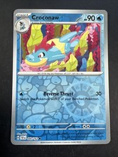 Croconaw 040/162 Reverse Holo Pokemon TCG Scarlet & Violet: Temporal Forces