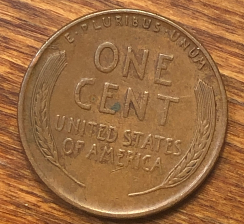 1939 Lincoln Wheat Cent Lamination Face Defective Planchet Improper Alloy Error - Picture 5 of 5