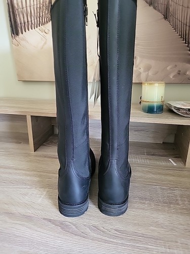 Botas altas hasta la rodilla impermeables Ariat Sutton H20 para mujer negras talla 10 - Imagen 8 de 9
