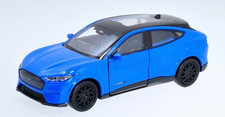 Welly 2023 Ford Mustang Mach E GT blau Maßstab 1:34 1:39 4,5 Zoll Auto in Box