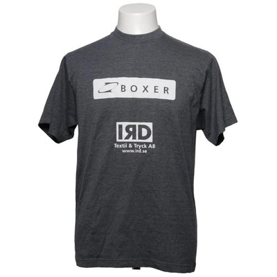 SOFTee, T-shirt, Größe: M, Grau, Baumwolle, Print, Herren #F2X