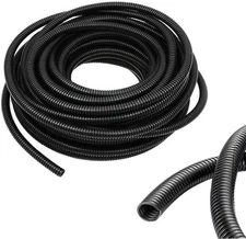 1/4 Inch Wire Loom Split Tubing - 33 ft Cord Protector Electric Wires Covers, Au