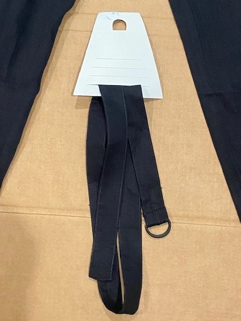 Nicole Miller New York Pants Women's Size XL 100% Linen Cargo Black - Image 3 of 4