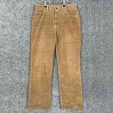 Levi 15 917 Made In Usa Vintage Boot Cut Tan Pants Size M (32X29) Cowboy Western