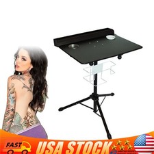 Adjustable Tattoo Workstation Tray Shop Portable Furniture Collapsible Equip USA