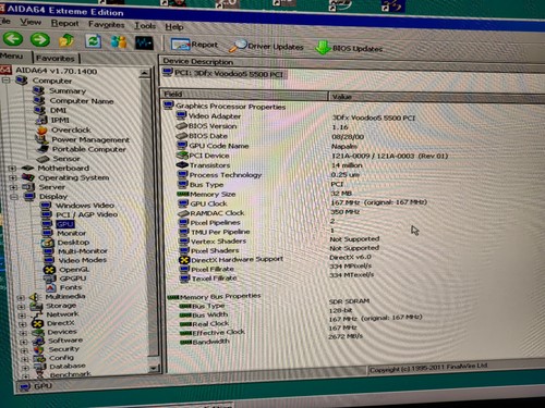 3dfx voodoo5 5500 PCI, 64mb 128bit video card,Grafikkarte with DEFECT ! - Afbeelding 11 van 14