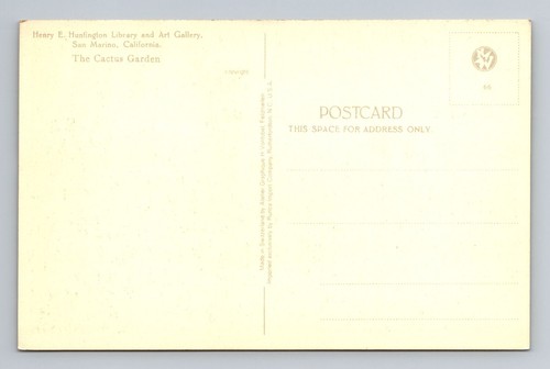San Marino CA-California, Henry Huntington Library Art Gallery Vintage Postcard - Imagen 2 de 2