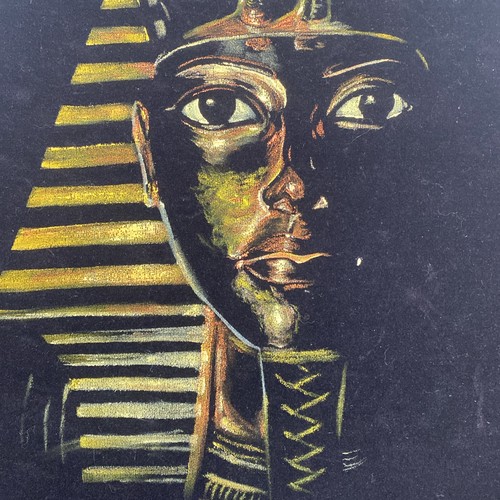 Vintage Velvet Egyptian Wall Hanging - Picture 3 of 5
