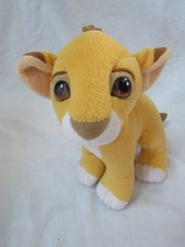 Vintage, 8" tall Lion King, Simba Plush Toy Mattel, INC/Disney