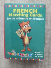 French Matching Cards Game, Wistlefritz, Age 3 Learn FRENCH