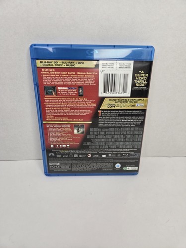 Iron Man 3 3D Blu-ray DVD 2013 3-Disc Set Digital Copy W/ Slipcover - Picture 9 of 24