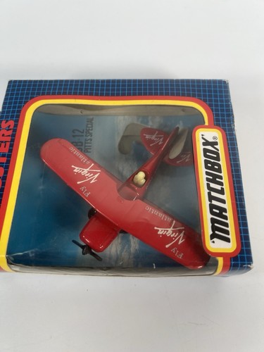 Vintage Matchbox Skybusters Virgin Atlantic SB 12 Pitts Special Biplane Boxed - Picture 5 of 5