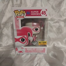 Funko Pop! Vinyl: DC Universe - Harley Quinn (Pink) (Diamond Glitter) - Hot...