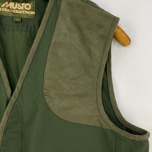 Chaleco de Tiro Musto Performance Para Hombre Medio Verde Caza Retriever Chaleco - Imagen 9 de 13