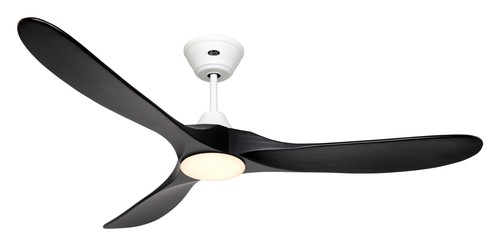 Dc Ceiling Fan with Remote Control LED Light Fan Genuine White Black - Picture 3 of 6