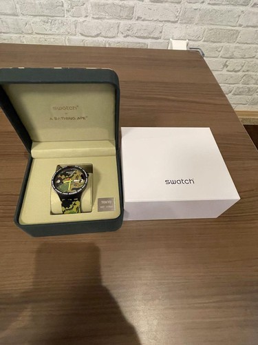 SWATCH x BAPE® BIG BOLD TOKYO City Limited Camouflage Pattern Quartz Wristwatch - Foto 7 di 24