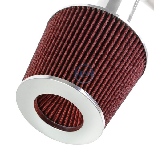 Silver Polished Short Ram Cold Air Intake+Red Filter for 2007-2012 Altima 3.5 V6 - Bild 2 von 5