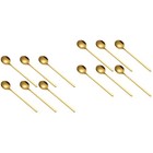 Set of 2 Edelstahl Löffel Dekorativer Espresso -Löffel Kaffeelöffel