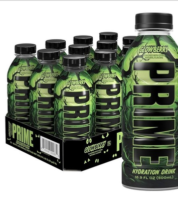 #ad #ad Prime Hydration Sports Drink by Logan Paul amp; KSI 16.9 oz Glowberry Pack of 12 $23.99