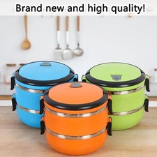 Trave Kids Adult Hot Food Flask Lunch Box Thermos Vacuum Warmer Food Container