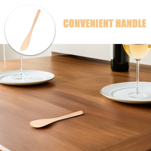 30 Stück Holz Butterstreuer Holz Gelee Marmelade Sandwich Sahne Streuer Spatel - Bild 9 von 12