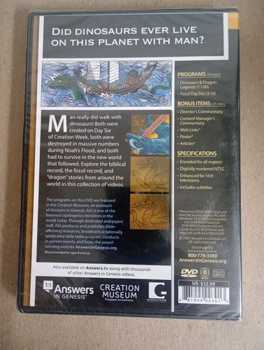 Dinosaurs & Dragon Legends - DVD - Sealed - Picture 3 of 3