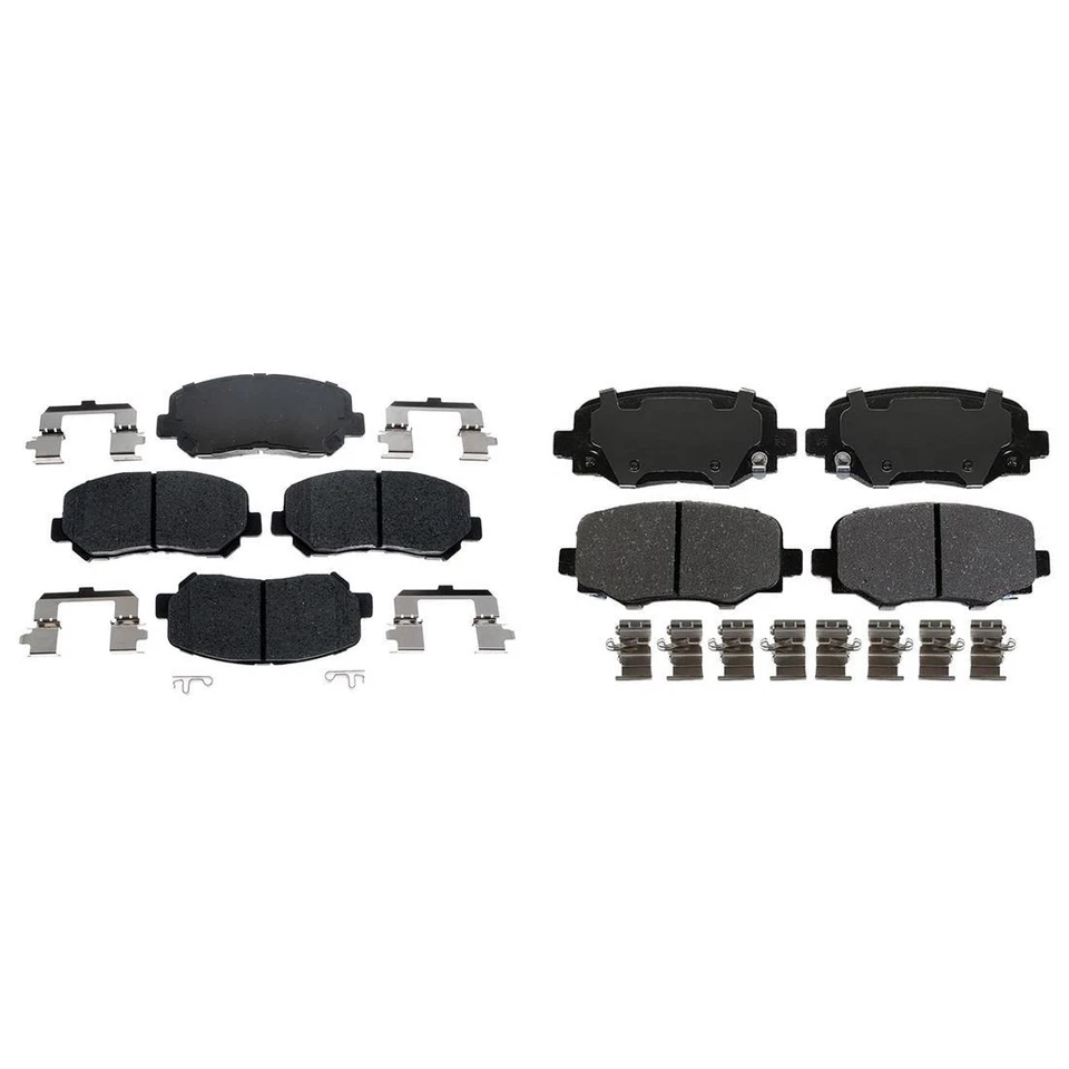 Pastilhas de freio dianteiras e traseiras de cerâmica Chrysler 200 R-Line 2017 2016 2015 - Imagem 4 de 4