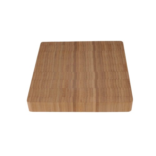 Premium Bamboo End Grain Kitchen Cutting Board Flat - 7" x 7" x 1" - 1 Piece - Picture 2 of 4