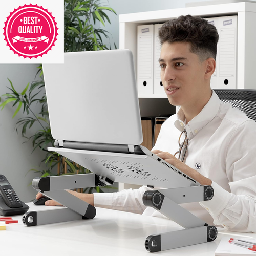 Innovagoods® Mesa Plegable Auxiliar OMNIBLE Multiposición Para Ordenador Portati - Zdjęcie 5 z 9