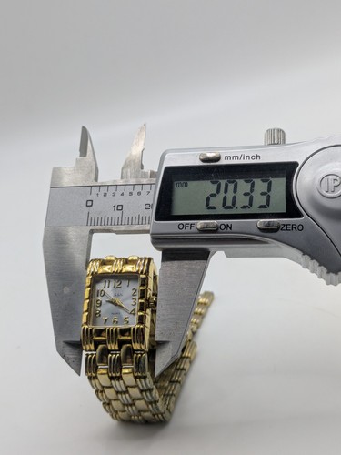 Edle John Weitz Quarz Armbanduhr goldfarben verpackt für Teile / Reparaturen 20,33 mm - Bild 15 von 15