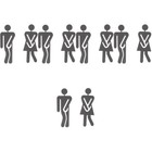 5 Pairs Toilette Zubehör Schild Wc Tür Toilettentürschild Badezimmerschilder