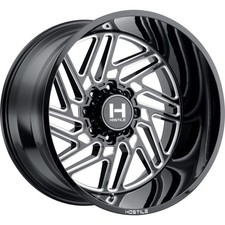 20x10 Hostile H116 Jigsaw 6x135 -19 Black Milled Wheels Rims Set(4) 87