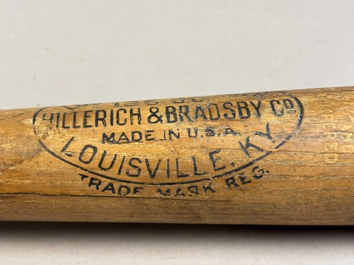 Antique Vtg 40s Hillerich Bradsby 125JC Joe Cronin 35" Wood Baseball Bat 36oz - Picture 4 of 14