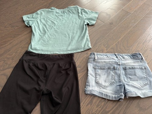 Girls clothes lot size 10 & 10/12 & L shorts athletic elephant swim nike shirts - Picture 8 of 24