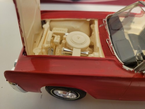 Vintage AMT 1962 Lincoln Continental Convertible Built Plastic Model - Picture 10 of 10