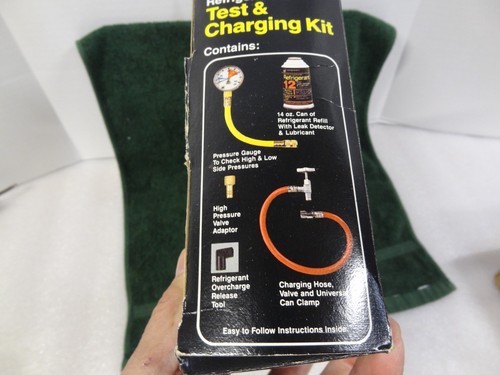 New NIB Interdynamics R12 Refrigerant Test Charging Kit Tap Hose Pressure Gauge - Picture 7 of 10
