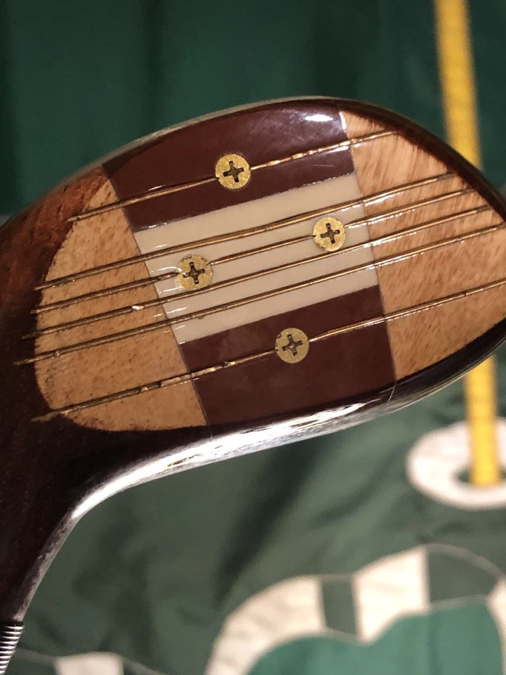 Driver de caqui original vintage Jack Nicklaus Muirfield MacGregor incrível P - Imagem 3 de 4
