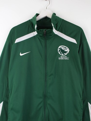 Nike Solo Swoosh Bristol Basketball Trainingsjacke Grün L Herren - Picture 3 of 4