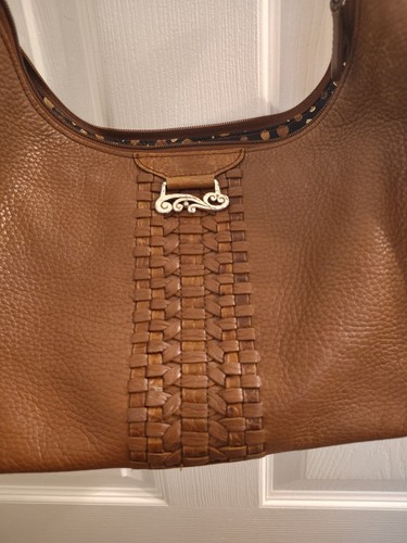 Borsa a tracolla Brighton D970039 marrone ecopelle hobo - Foto 5 di 18