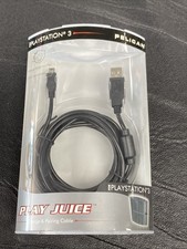 B6 PLAYSTATION 3 Charging  Pairing Control Cable Play Juice By Pelican Vintage