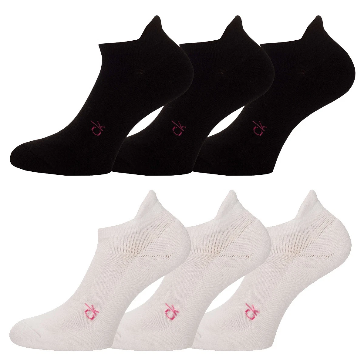 Calvin Klein Mujer 2026 Entrenador de Golf con Pestaña (3 Pares) Calcetines 38% DE DESCUENTO PRECIO DE VENTA SUGERIDO POR EL FABRICANTE