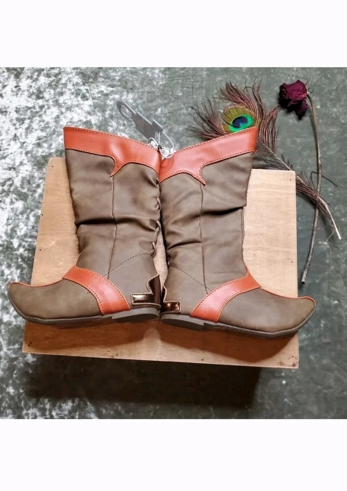 Disney Store Raya Último Dragón Disfraz Vestir Botas Niños Talla 7/8 NUEVO Foto 2 de 4