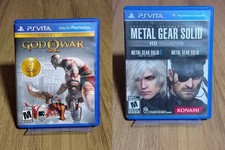 God of War Collection & Metal Gear Solid Collection PS Vita. Read description.